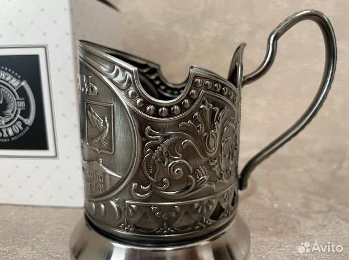 Подстаканник Суздаль. Кольчугинский мельхиор