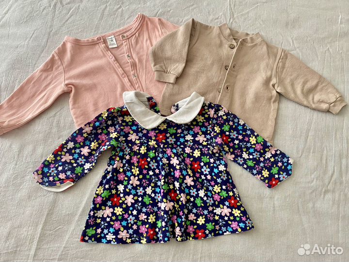Детские вещи одежда для девочки пакетом 80 р