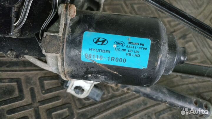 Трапеция стеклоочистителей Hyundai Solaris 2010-2