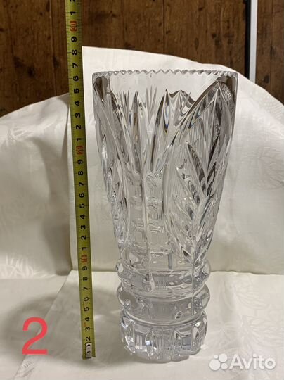 Хрустальная ваза для цветов СССР