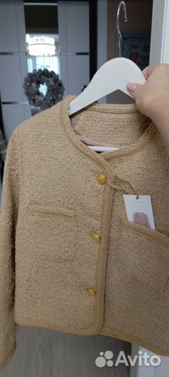 Жакет твидовый под Celine