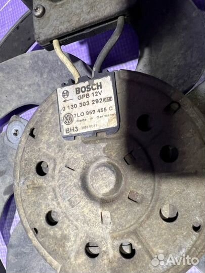 Вентилятор с блоком управления Volkswagen Touareg