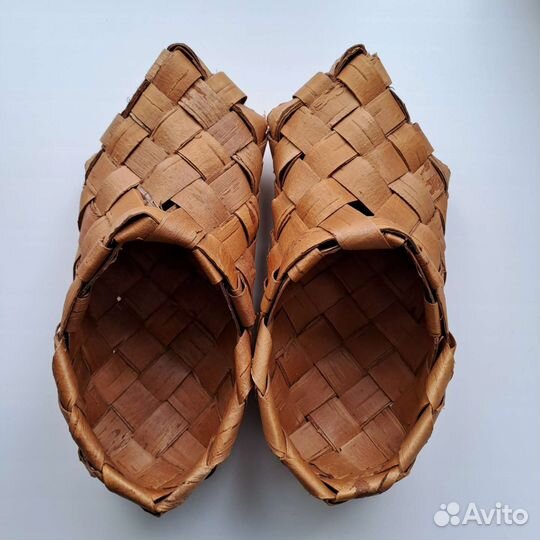 Лапти берестяные 37 размер