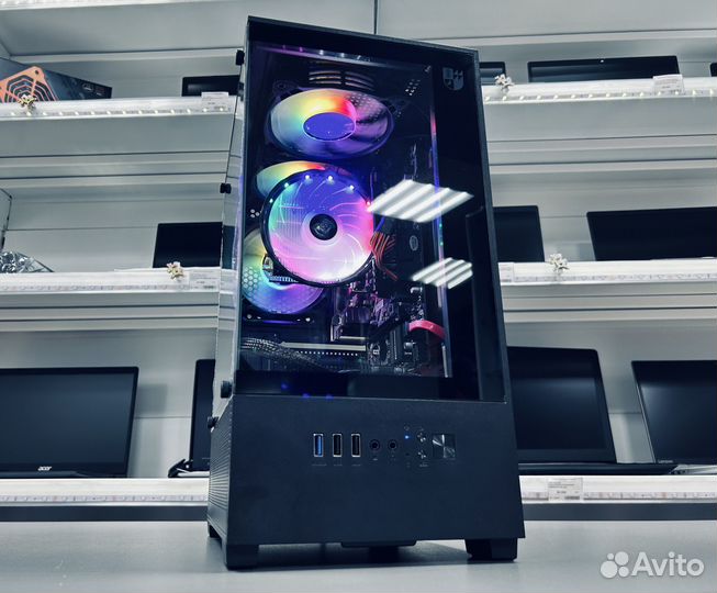 Игровой компьютер Ryzen 5+RX 6500 XT