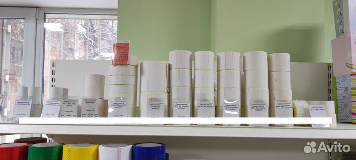 Термоэтикетки 120 75, 50х40 и др. на Уралмаше