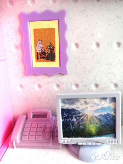 Кабинет для Барби с подсветкой