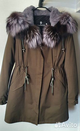 Парка зимняя натуральная