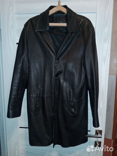 Мужской кожаный френч