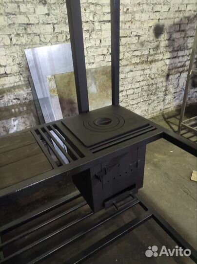 Мангал беседка лофт