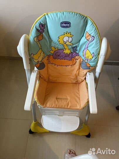 Стульчик для кормления chicco polly