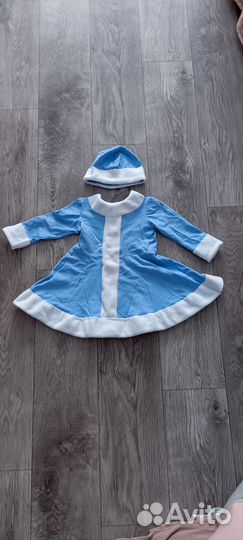 Костюмчик снегурочка 80 ростовка