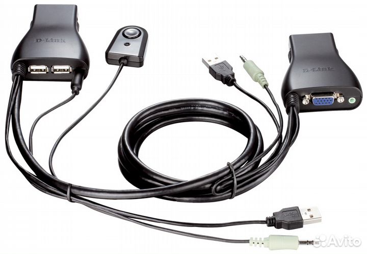 Переключатель KVM D-link KVM-221