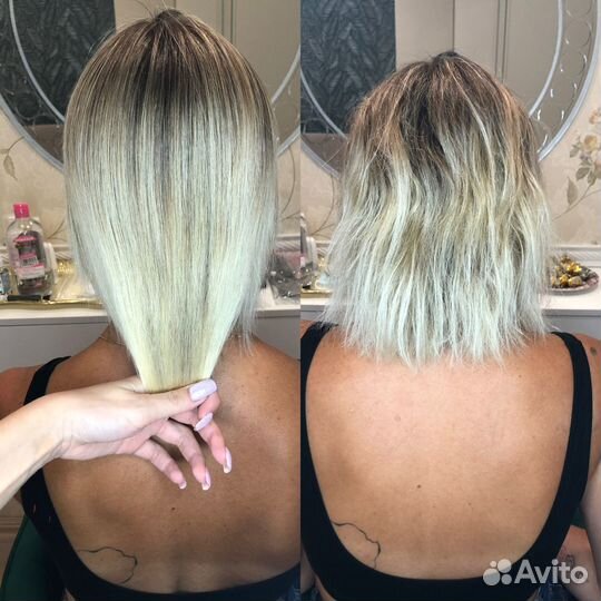 Кератиновое выпрямление