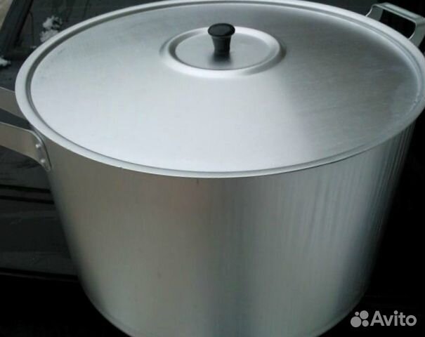 Аллюминиевый бак (кастрюля)