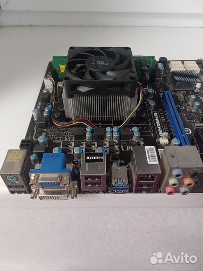 Материнская плата msi fm2-a75ma-e35 с процессором