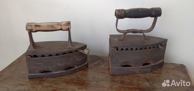 Утюг чугунный старинный