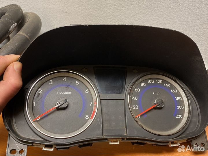 Солярис щиток приборов, комбинация приборов