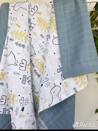 Муслиновый плед детский