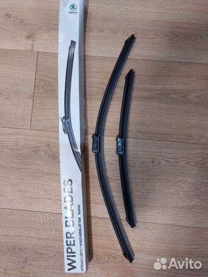 Щетки стеклоочистителя skoda комплект