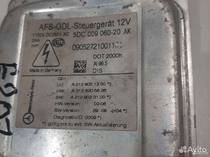 Блок фары mercedes w207