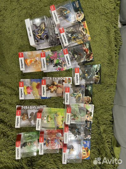 Amiibo zelda,mario splatoon nintendo