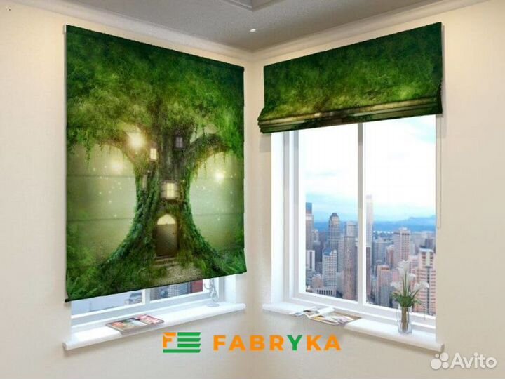 Римские жалюзи с установкой