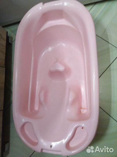 Ванночка для купания с горкой