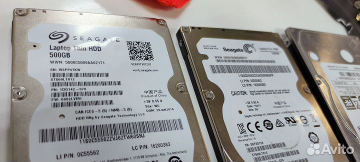 Жесткие диски HDD для ноутбука и пк 1TB 500GB и др