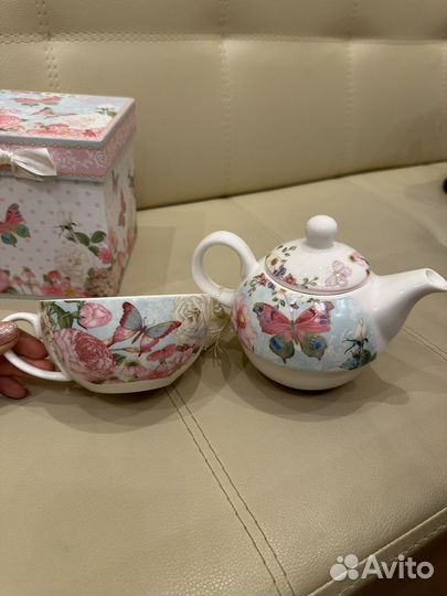 Заварочный чайник + чашка