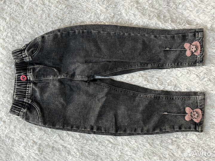 Джинсы для девочки 98
