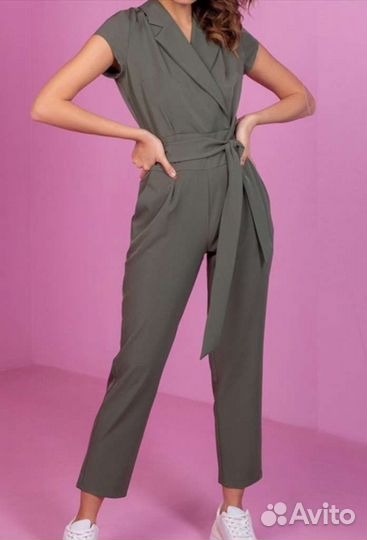 Комбинезон женский летний 40 размер хаки