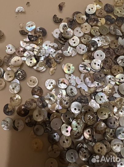 Пуговицы из ракушки