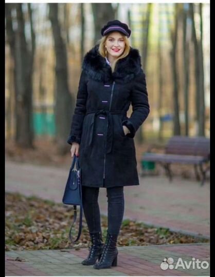 Дубленка с натуральным мехом