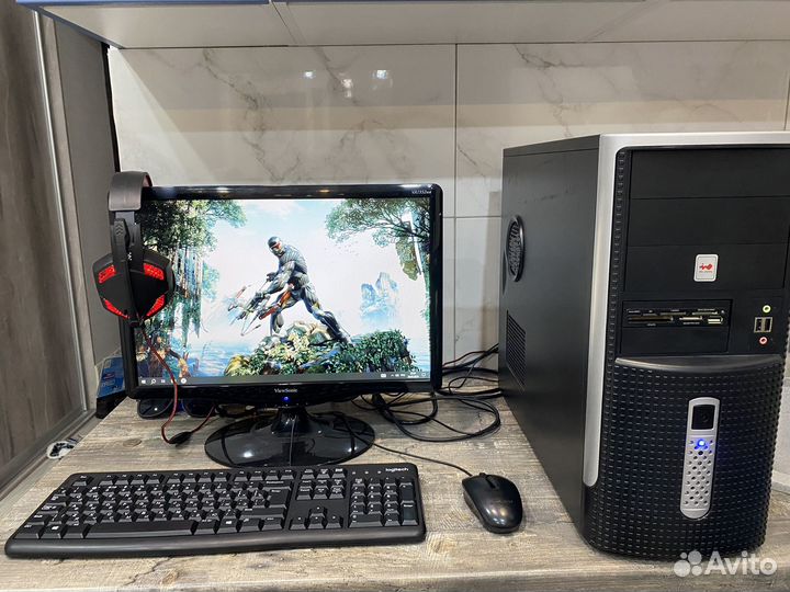 Компьютер,перефирия,монитор