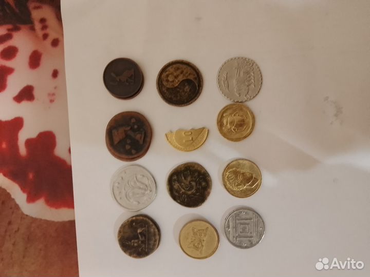 Монеты (магнеты) из магнита