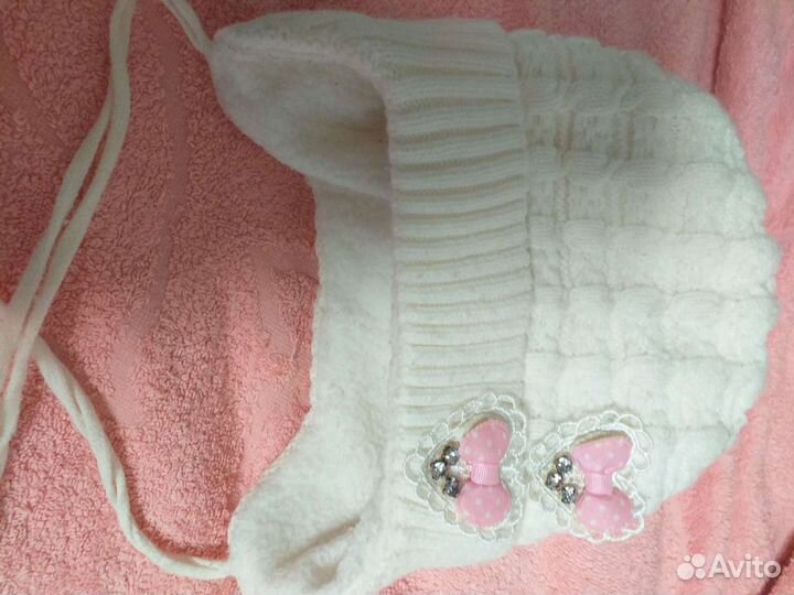 Шапка для девочки на 1годик до 1.8,мес