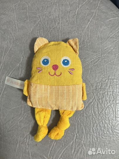 Детская грелка с вишневыми косточками