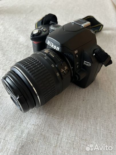 Зеркальный фотоаппарат d40