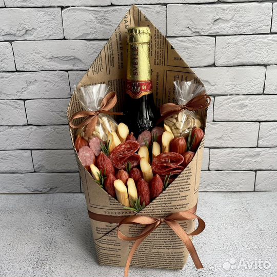 Мужские букеты съедобные