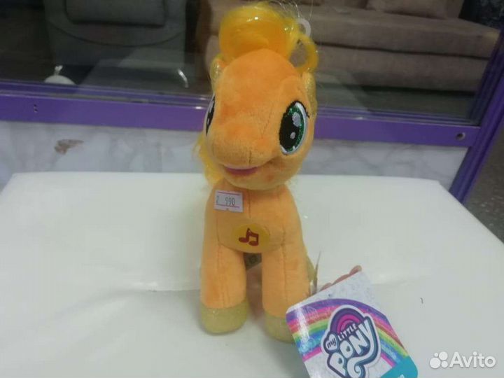 My little pony Пони оранжевая со звуком