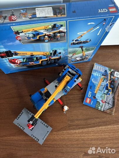 Lego 60324 строительный кран. Оригинал