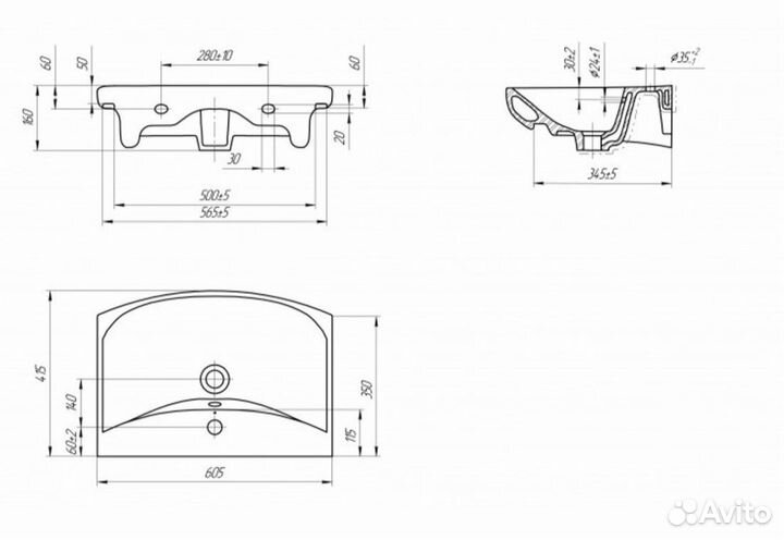 Раковина в ванную
