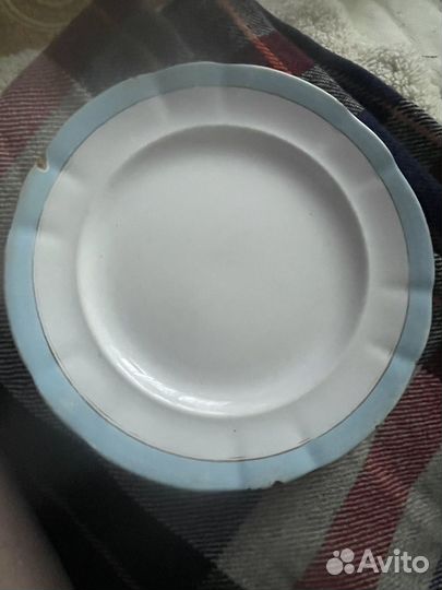 Тарелка кузнецовский фарфор