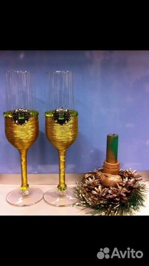 Бокалы ручной работы