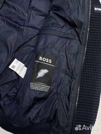 Пуховик мужской оригинальный boss 2025