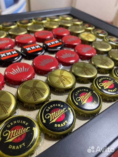 Картина из пивных крышек