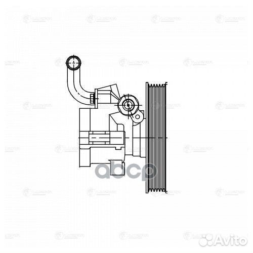 Насос гур для ам Chevrolet Lacetti (04),Captiv