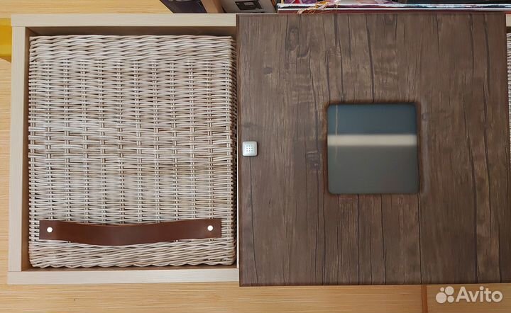 Короб для хранения плетёный из эколозы