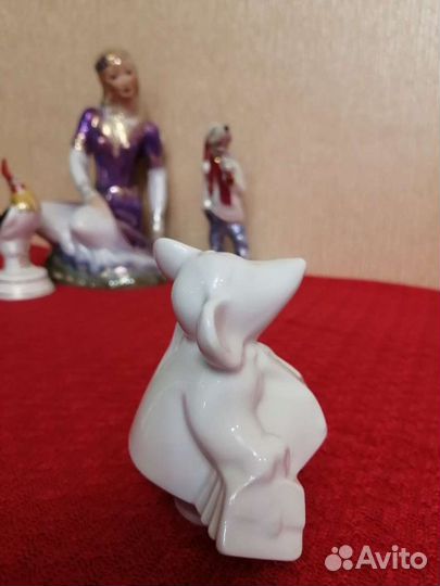 Статуэтка Мышка босс 2000гг Башкирский фарфор