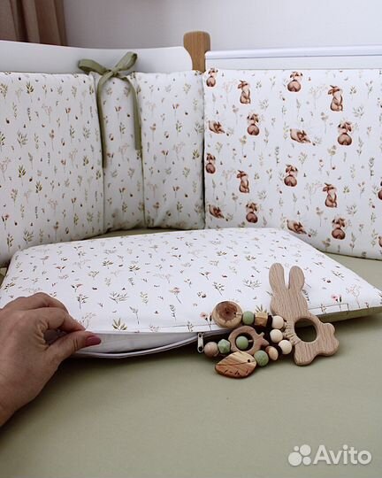 Комплект бортиков в кроватку Mommy lux